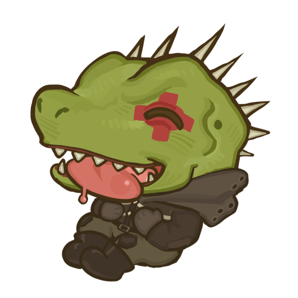 Kaiman (Caiman) Acrylic Keychain