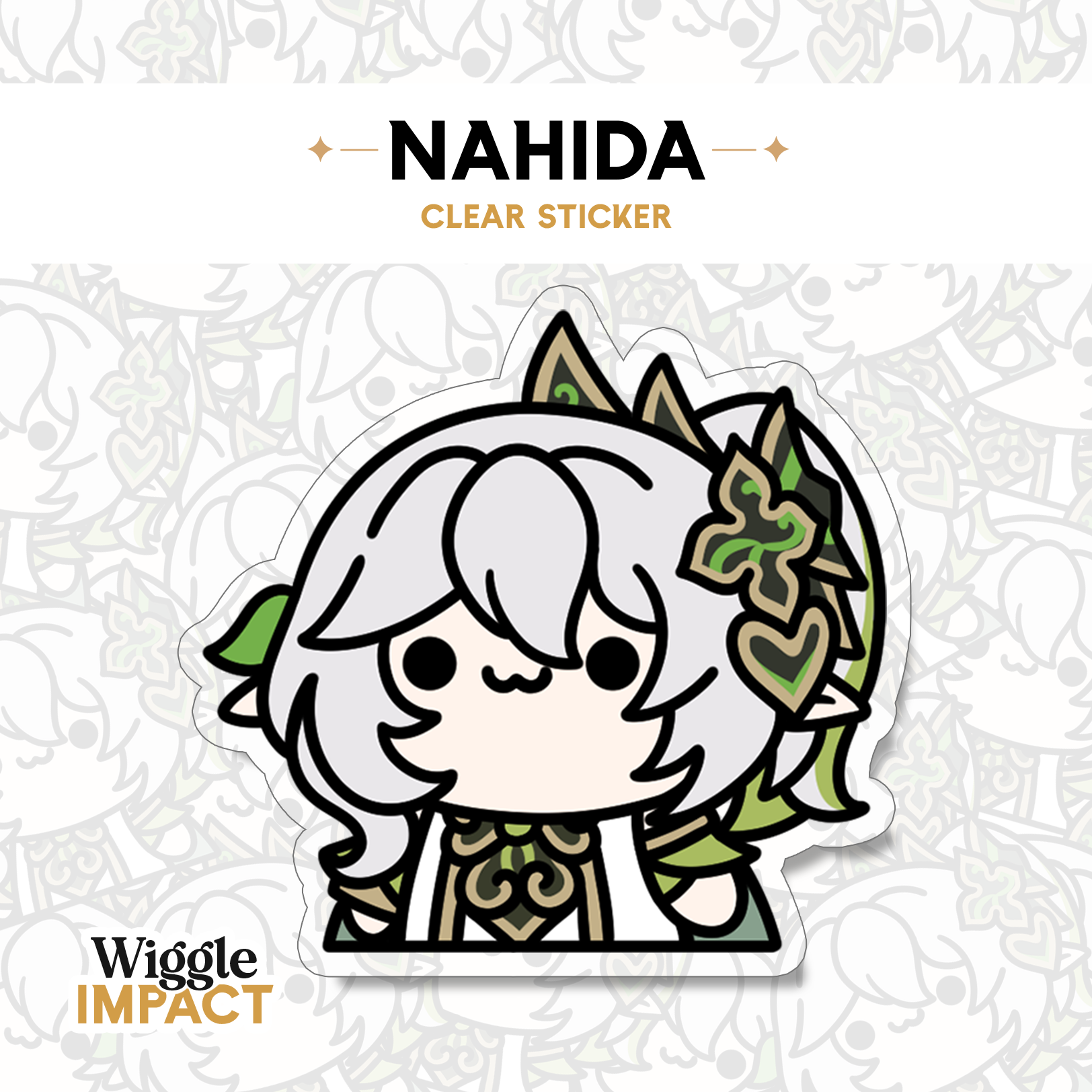 Nahida - Large Clear Sticker