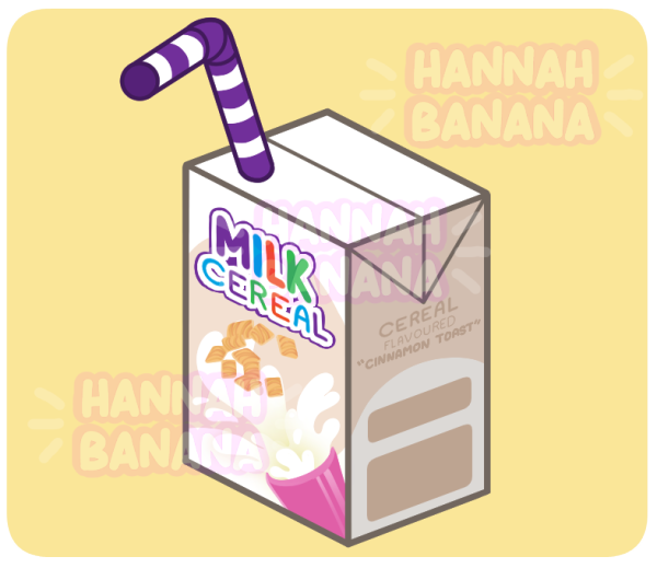 Milk cereal- cinnamon flavored