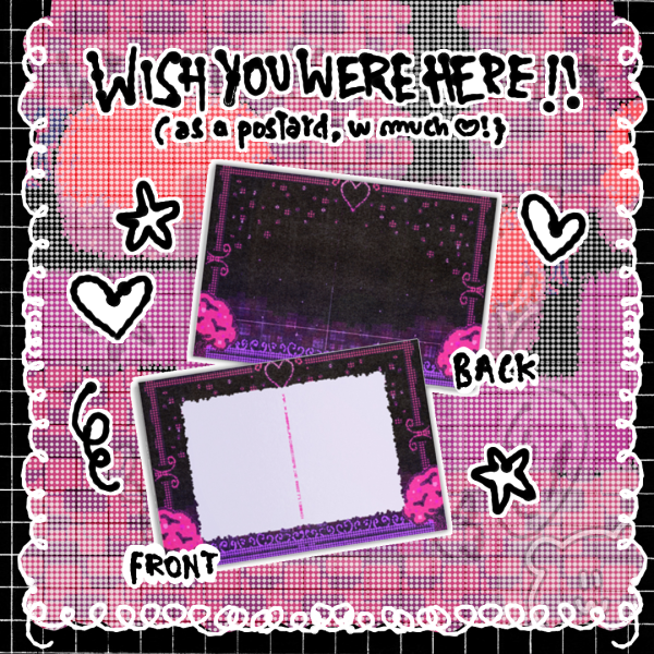 Faded Scarlet Forest Postcard [ Deltarune ]