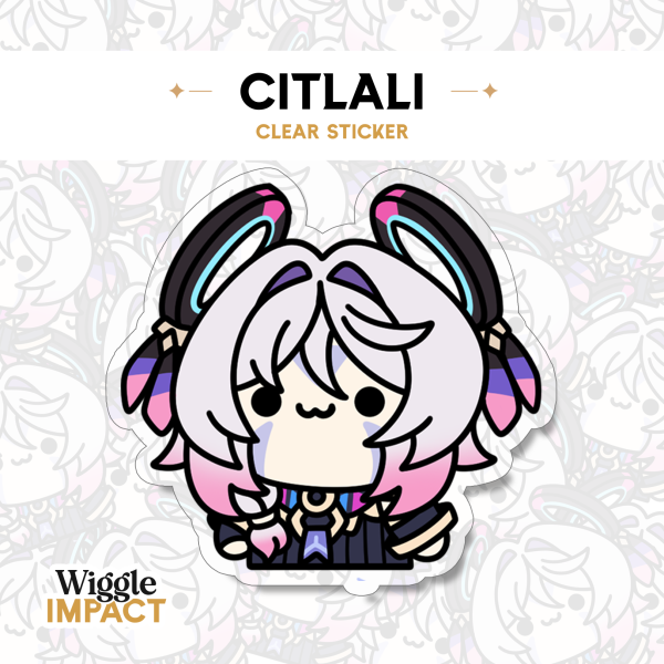 Citlali - Large Clear Sticker