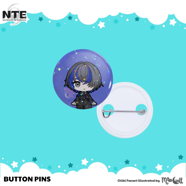 NTE | Daffodil | 58mm Button Pin