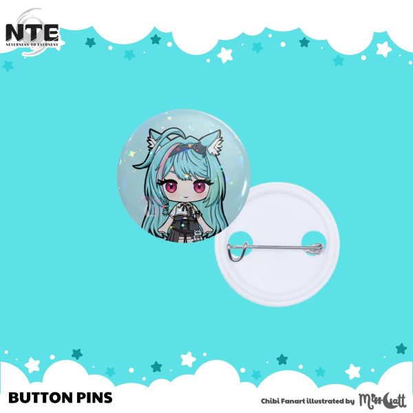 NTE | Mint | 58mm Button Pin
