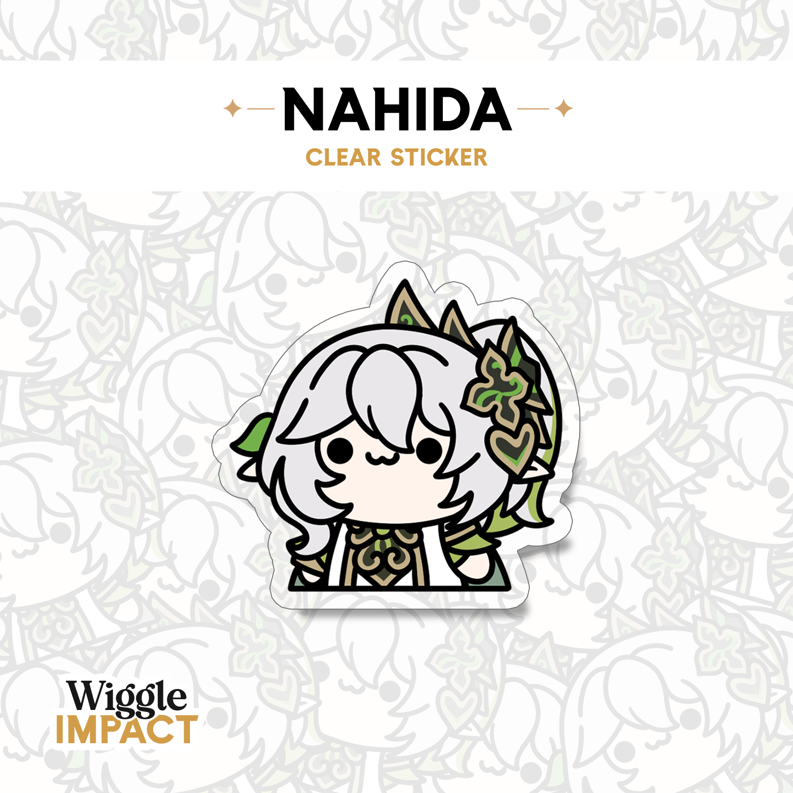 Nahida - Small Clear Sticker