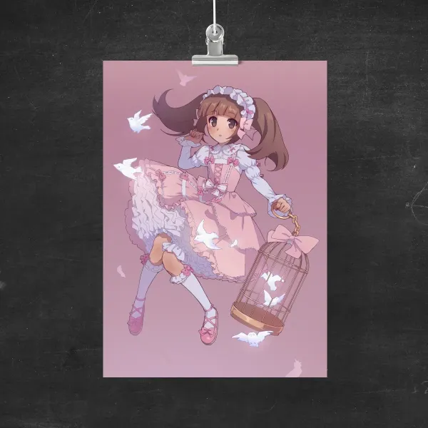 Pink Lolita A5 print