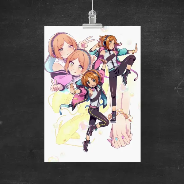Rai Rai 2wink Illusion A4 print