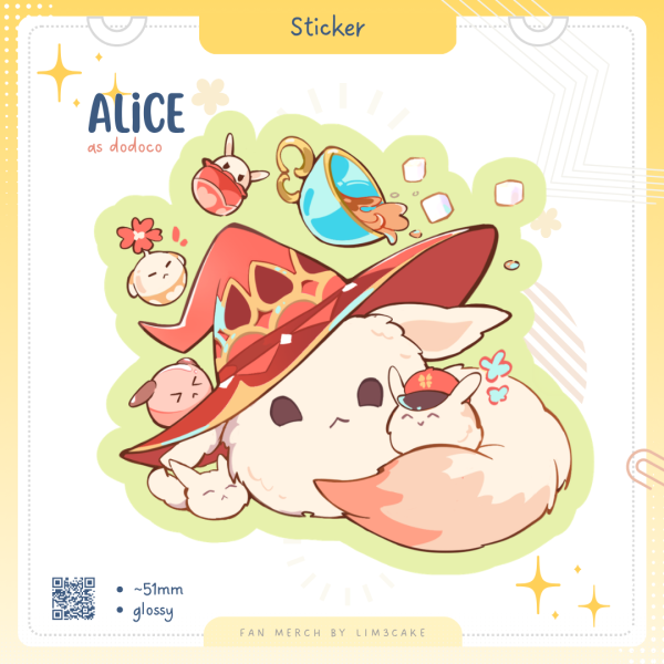 Alice as Dodoco Sticker