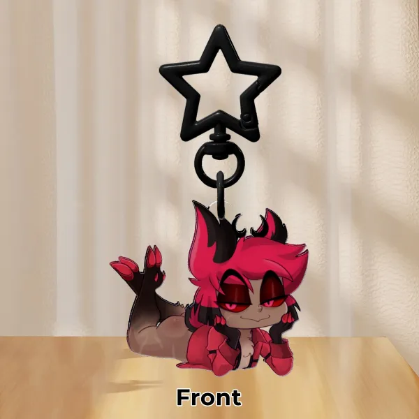 Alastor Full Bleed Acrylic Keychains