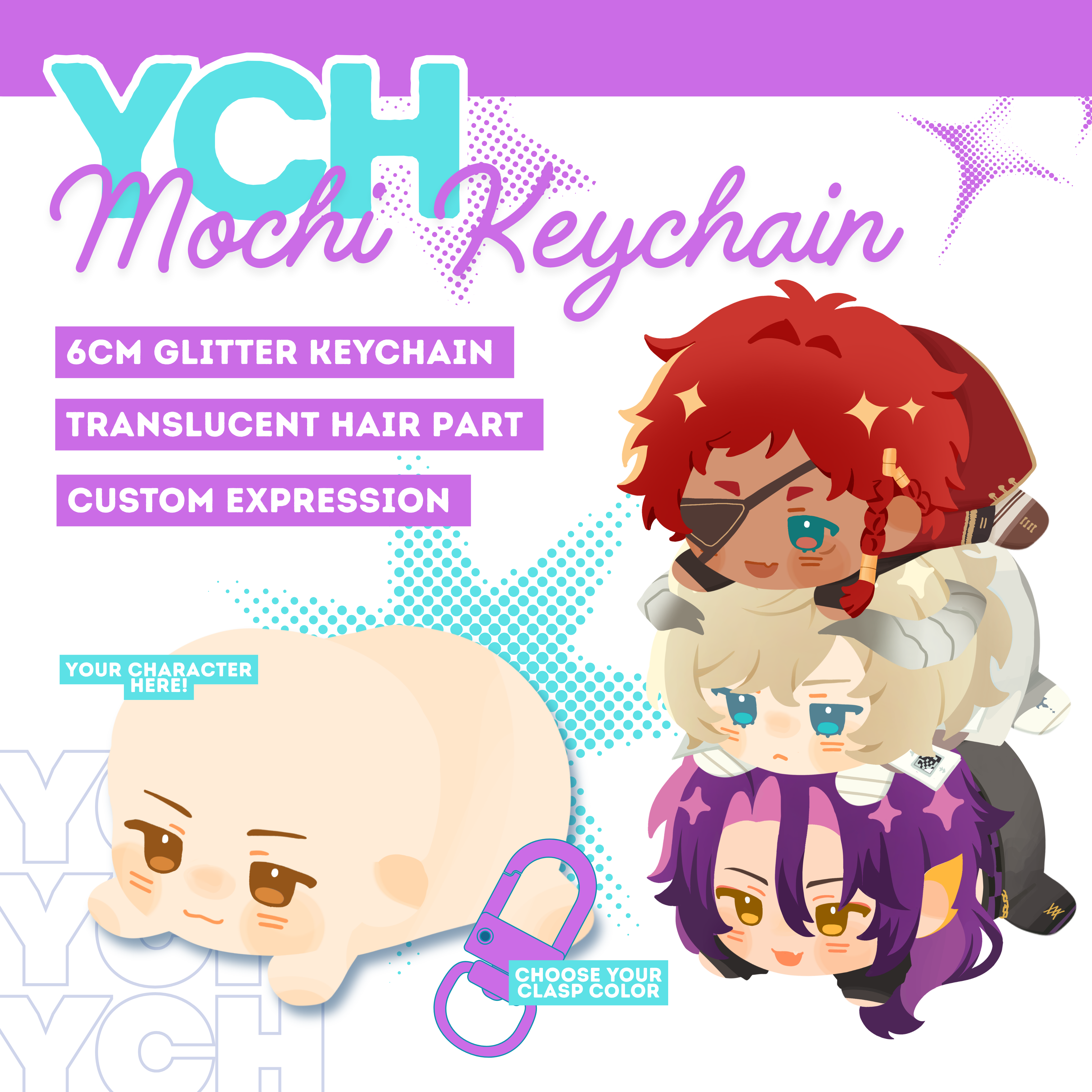 YCH Chibi Mochikororin keychain