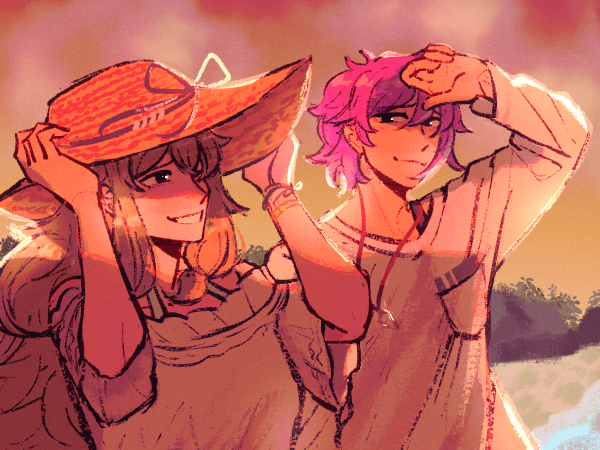 Ruinene Sunset Print