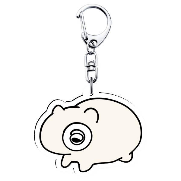 Obee Clear Acrylic Keychain