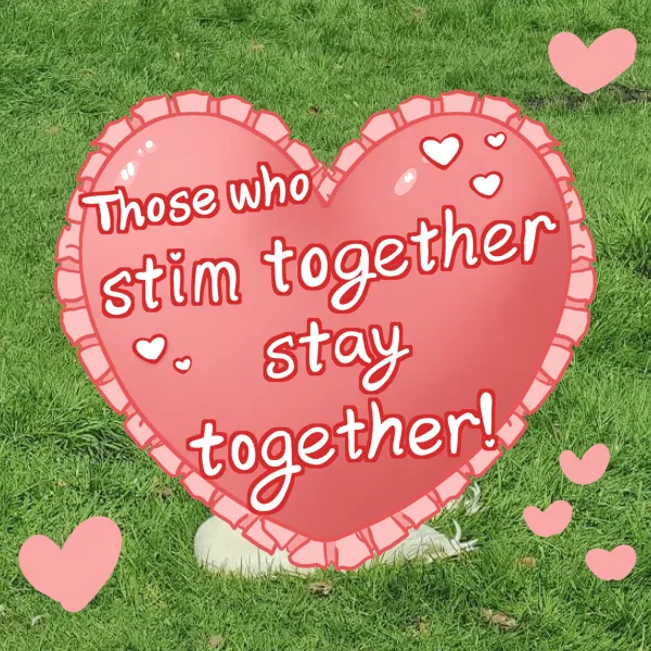 Stimming Hot Foil Stamped Sticker