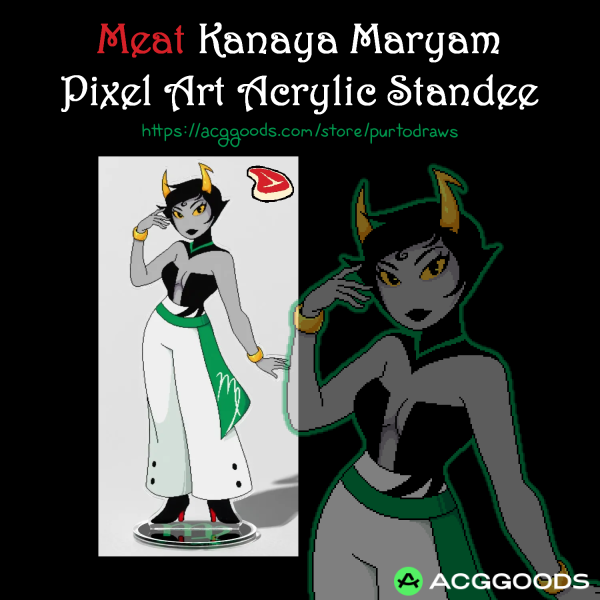 Meat Kanaya Maryam Pixel Art Acrylic Standee