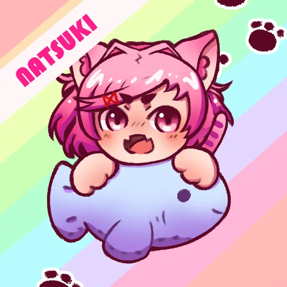 Natsuki - ChibiPet Acrylic KEYCHAIN