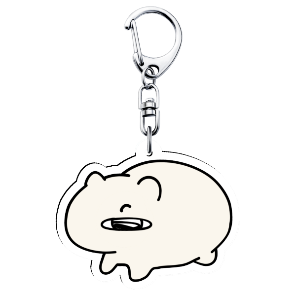 HUH Obee Clear Acrylic Keychain