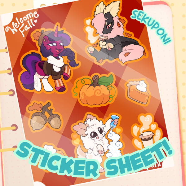Welcome Fall Sticker Sheet