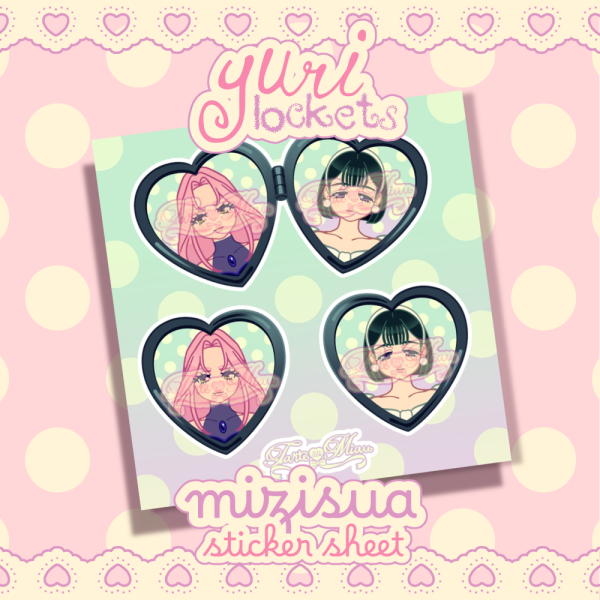 YURI LOCKET ♡ MiziSua Sticker Sheet