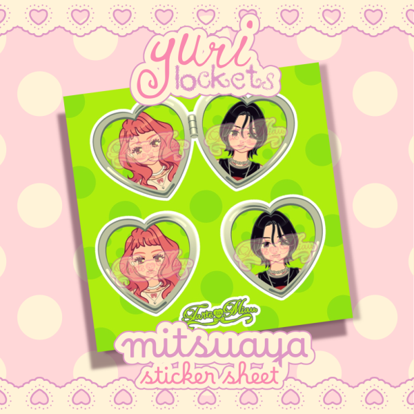 YURI LOCKET ♡ MitsuAya Sticker Sheet