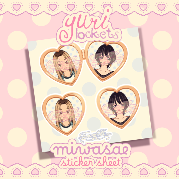 YURI LOCKET ♡ MiwaSae Sticker Sheet
