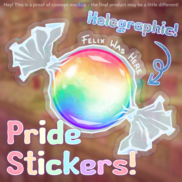 Pride Candy Sticker || Rainbow