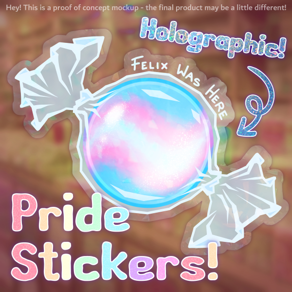 Pride Candy Sticker || Trans || Transgender