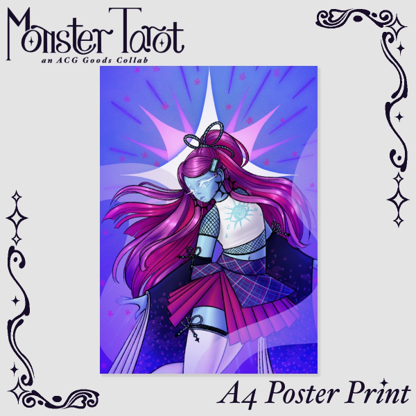 The Star Monster Tarot A4 Poster Print