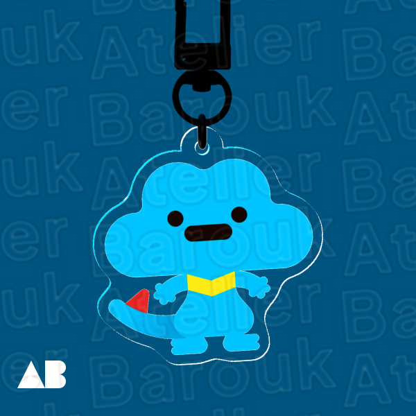 Poke 😐 "Totodile" Acrylic keychain