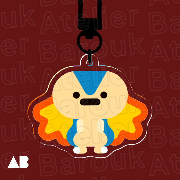 Poke 😐 "Cyndaquil" Acrylic keychain