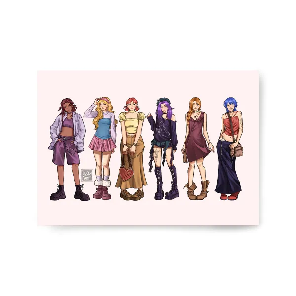 Stardew Girls Poster Printing