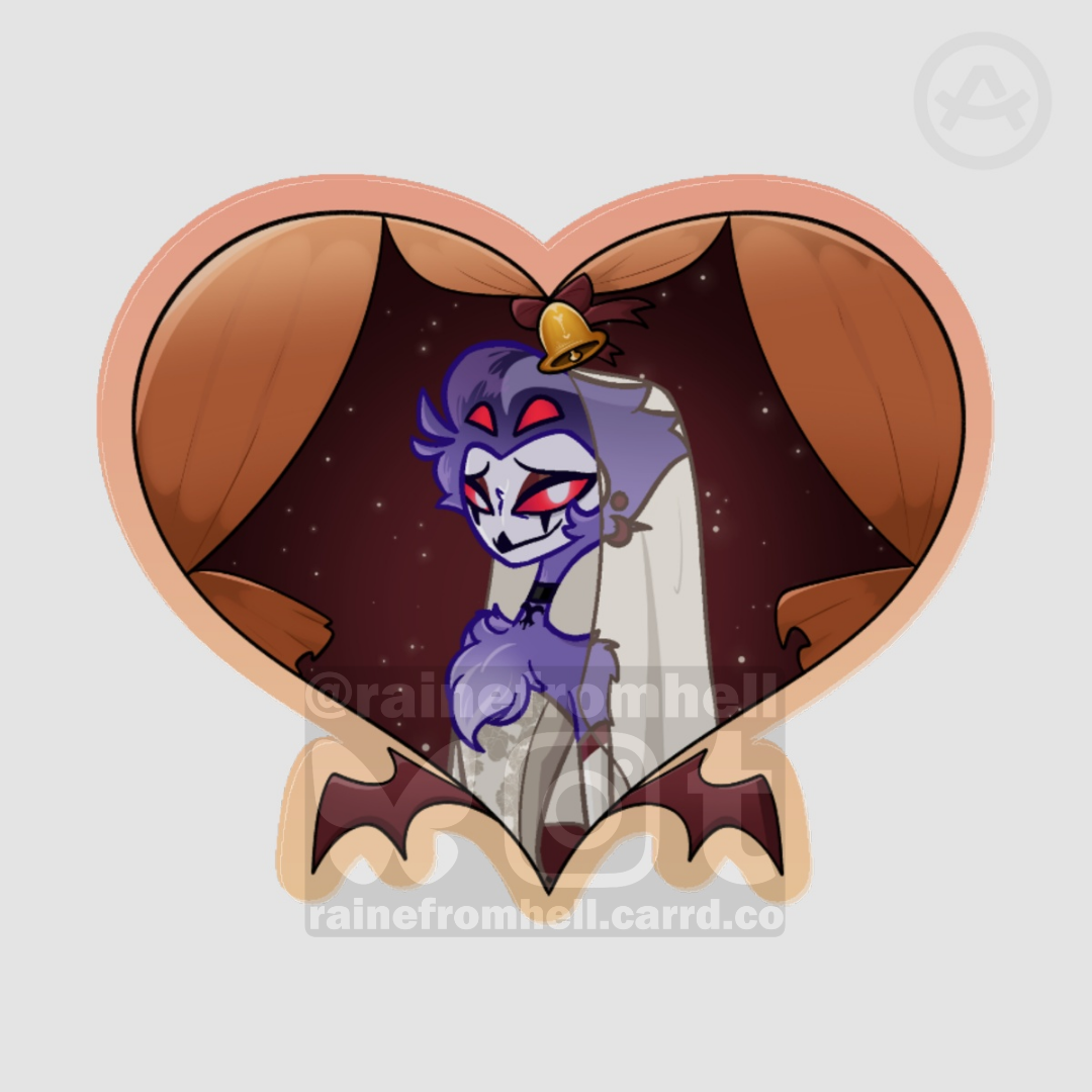 [Acrylic Pin] Hellacollab Wedding Stolas