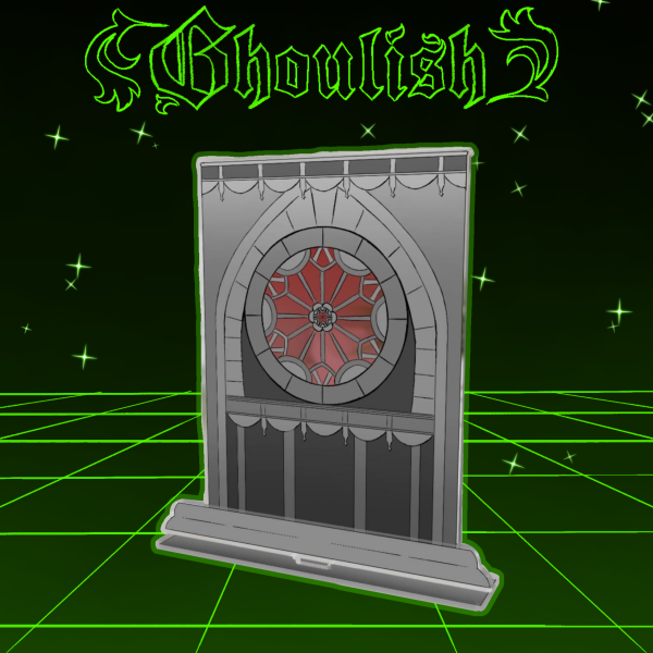 Gothic Cathedral Card display stand