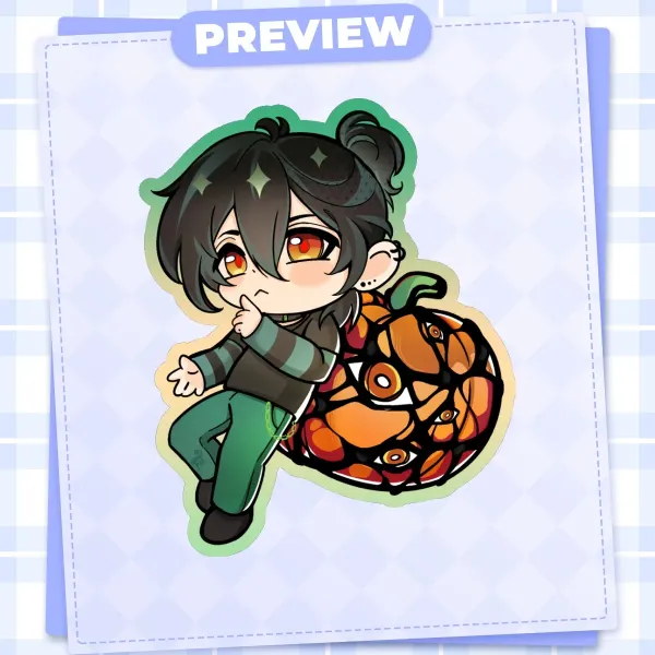 Sol Pumpkin TKaTB Colored Edge Sticker