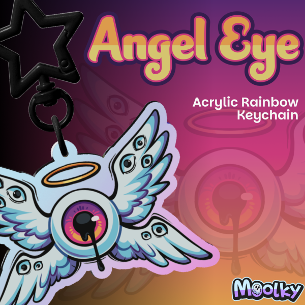 Angel Eye Rainbow Keychain