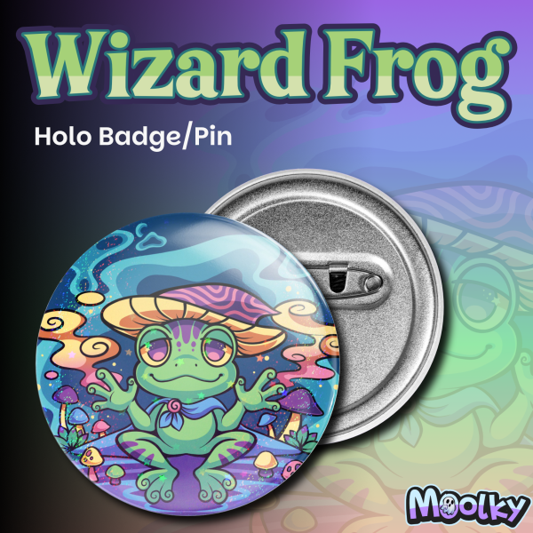 Wizard Frog Badge/Pin