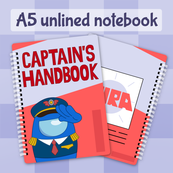 Captain’s Handbook (Among Us Show) PVC Double-side Spiral Notebook