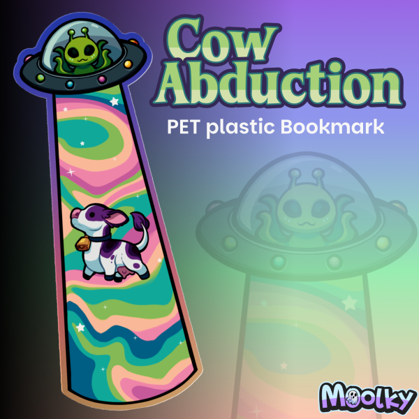Cow Abduction Bookmark