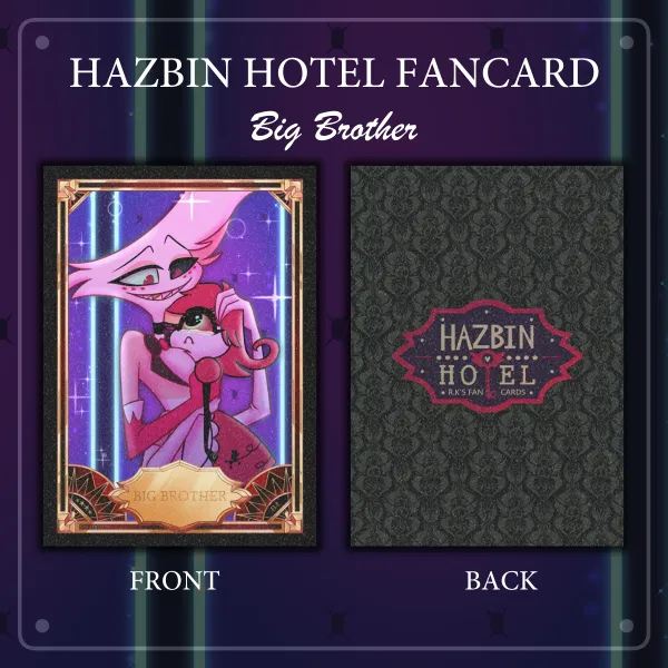 Hazbin Hotel Fancard - Big Brother