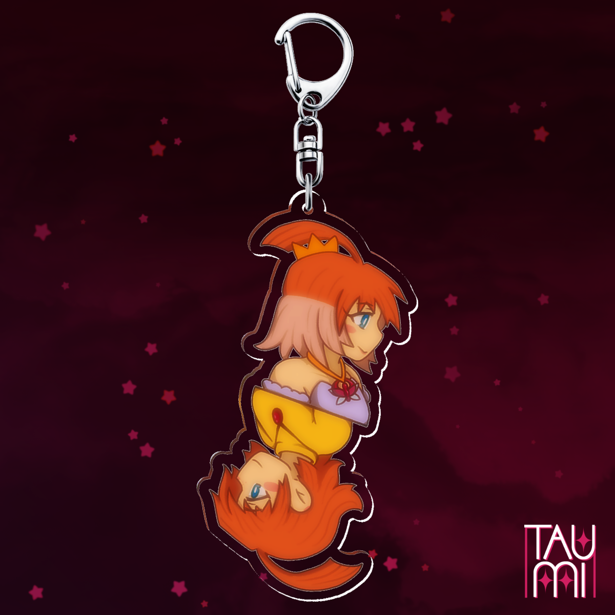 (Fanart) Princess Tutu Tutu/Ahiru Acrylic Keychain