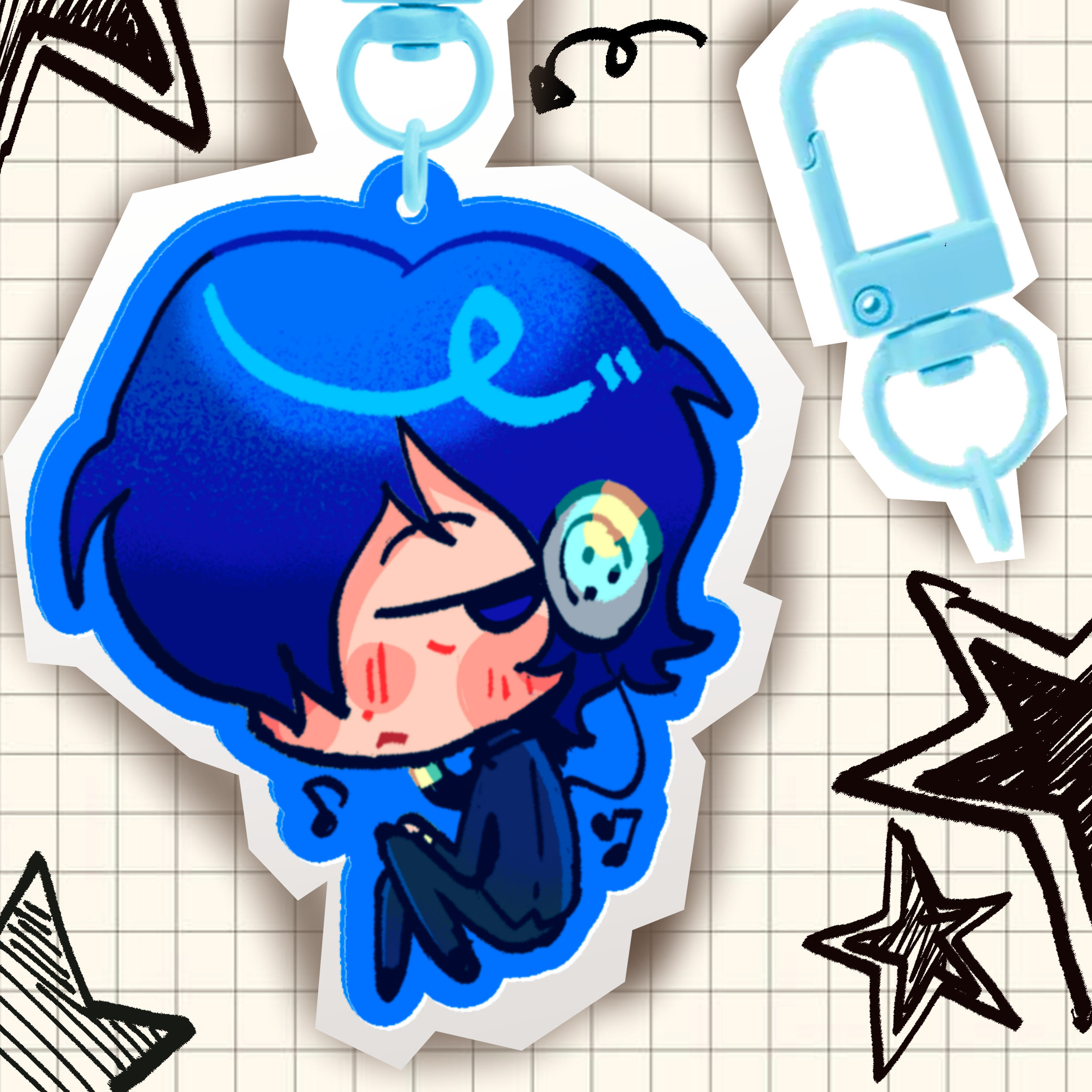 Makoto Yuki Persona 3 Acrylic Keychain