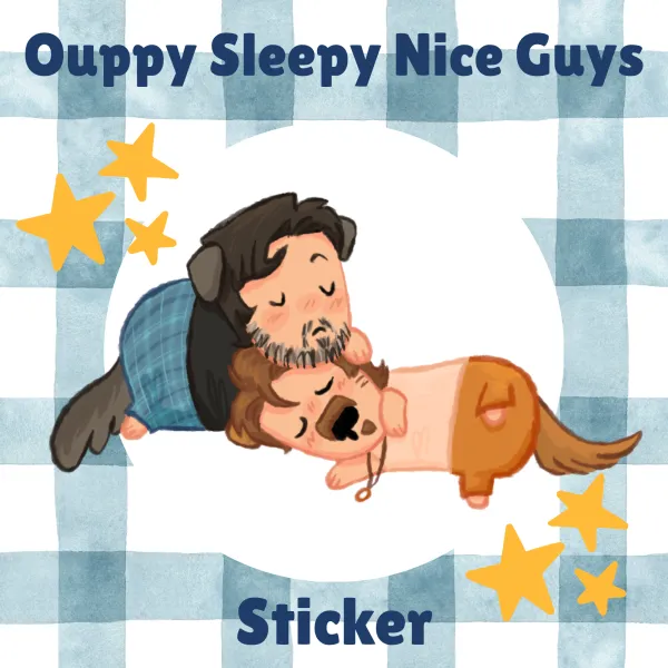 Ouppy Sleepy Nice Guys Sticker