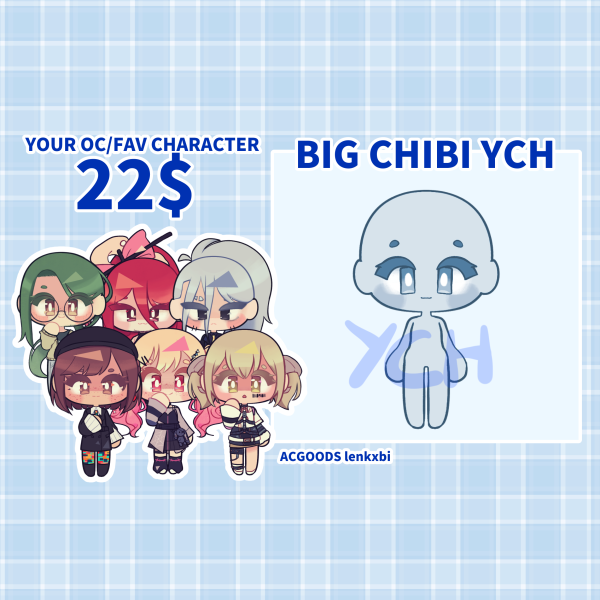 YCH Big Chibi Keychain