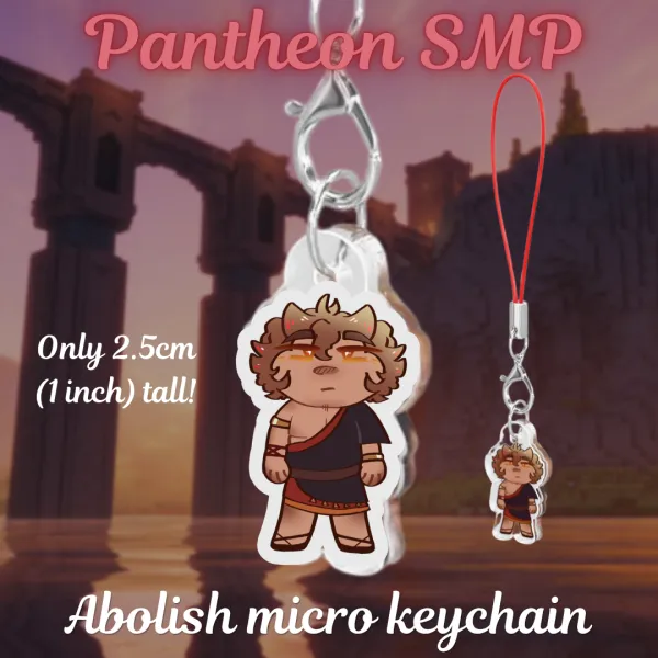Pantheon Abolish micro keychain