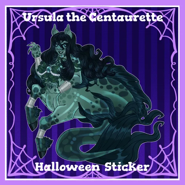 Ursula the Kelpie Centaur [Halloween Centaurettes] Sticker