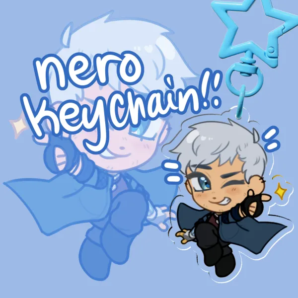 [Devil May Cry] tiny nero - Clear Acrylic Keychain