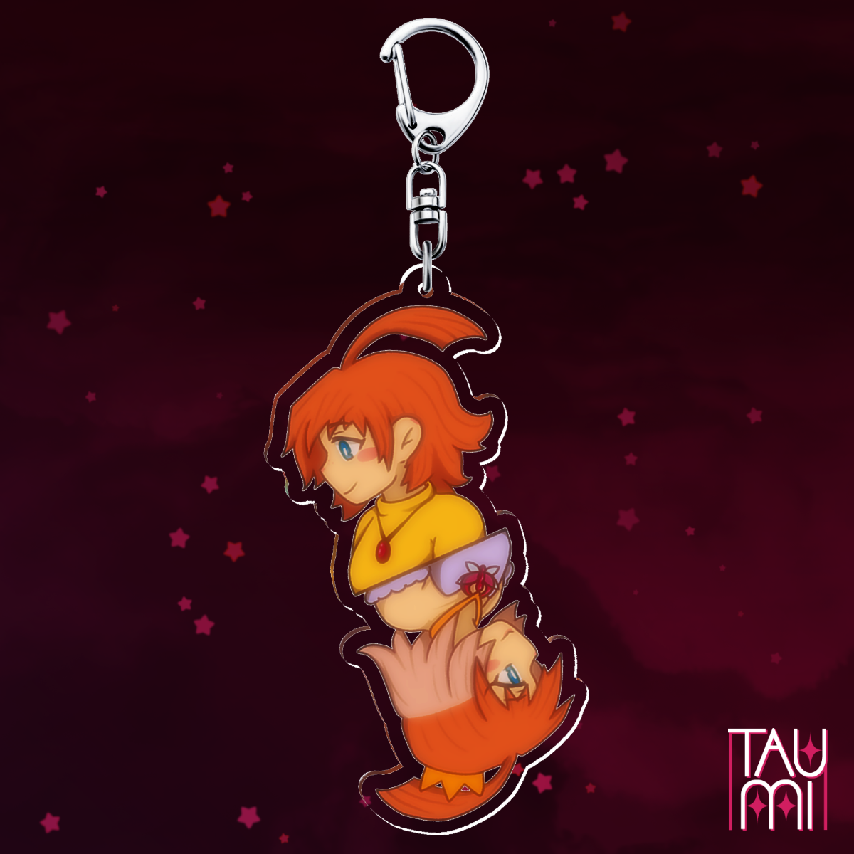 (Fanart) Princess Tutu Ahiru/Tutu Acrylic Keychain