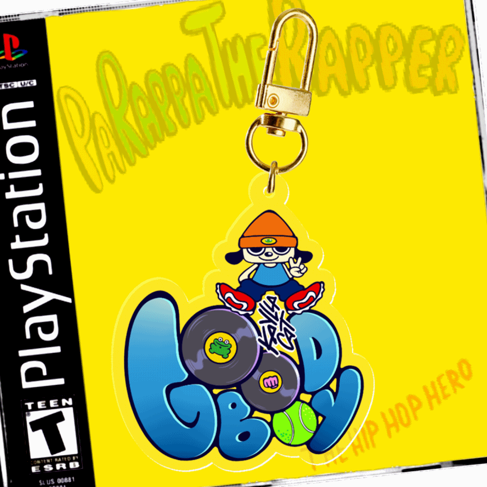 Parappa Grafitti Keychain