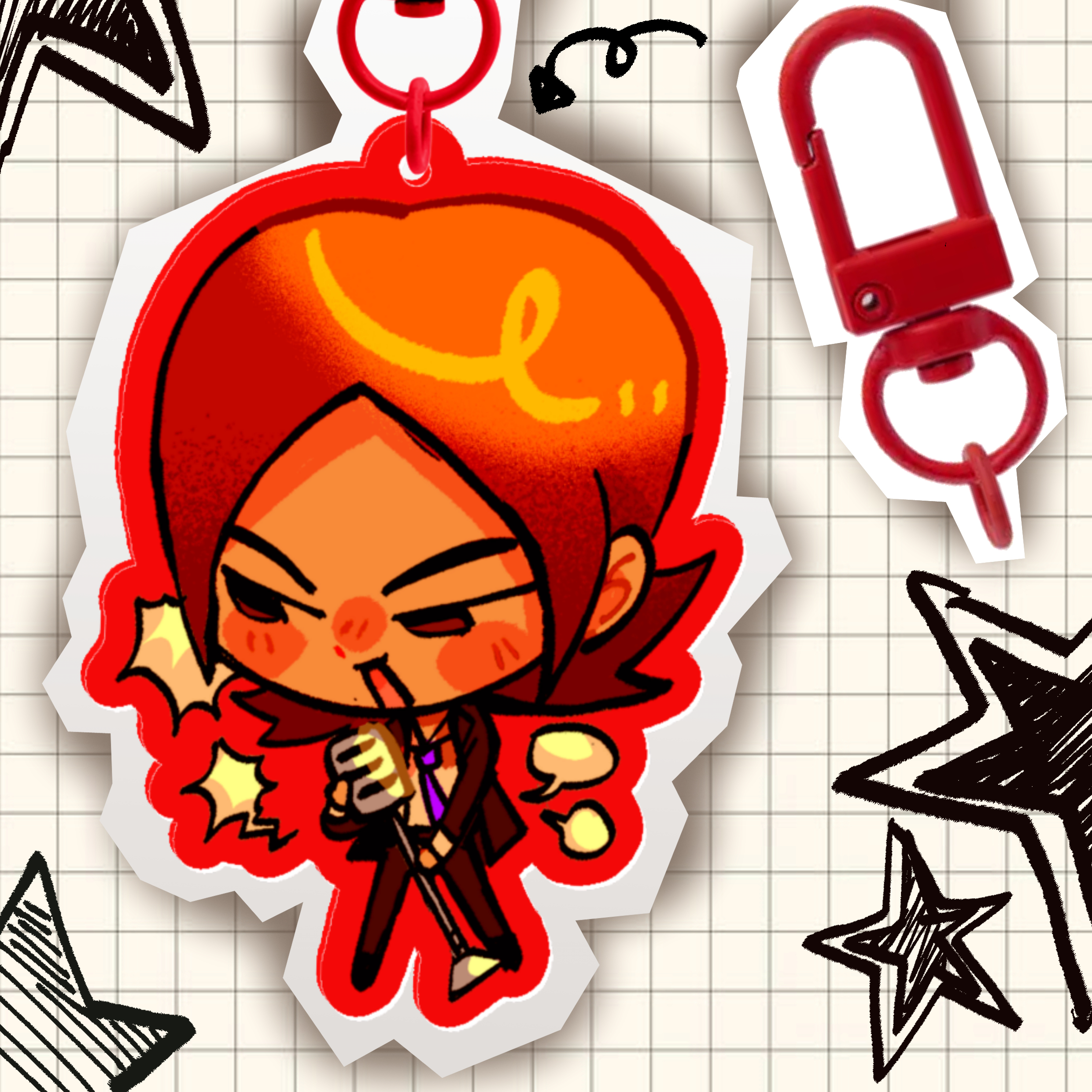 Tatsuya Suou Persona 2 Acrylic Keychain