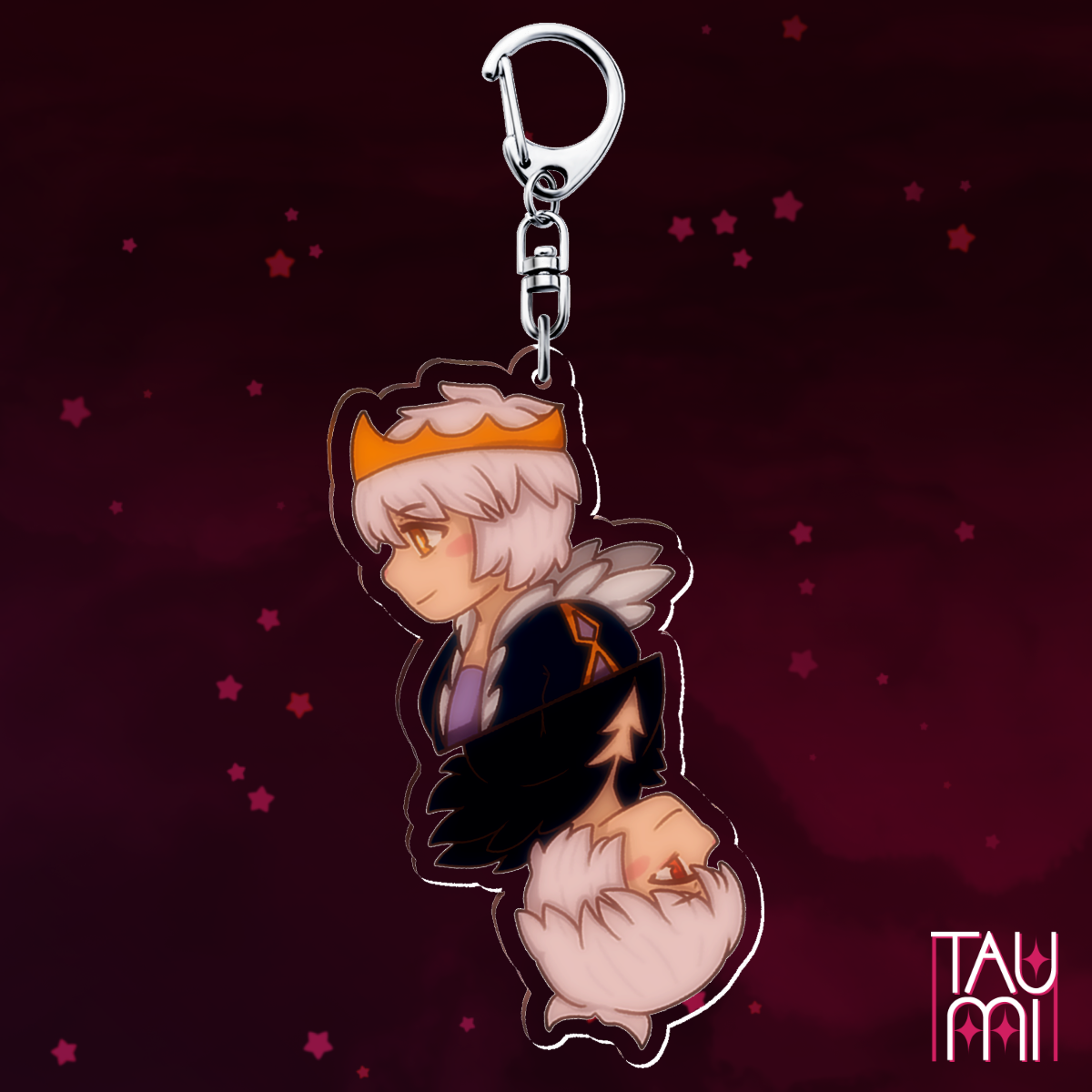 (Fanart) Princess Tutu Siegfried/Crow Mytho Acrylic Keychain