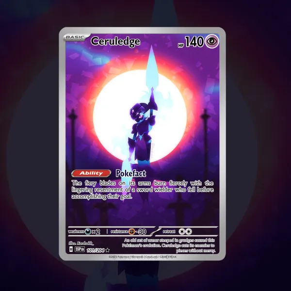 Pokefan | Ceruledge Pearl Paper Photocard