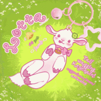 Keychain 🎀 Lotta the little lamb🍀Tail-wagging 